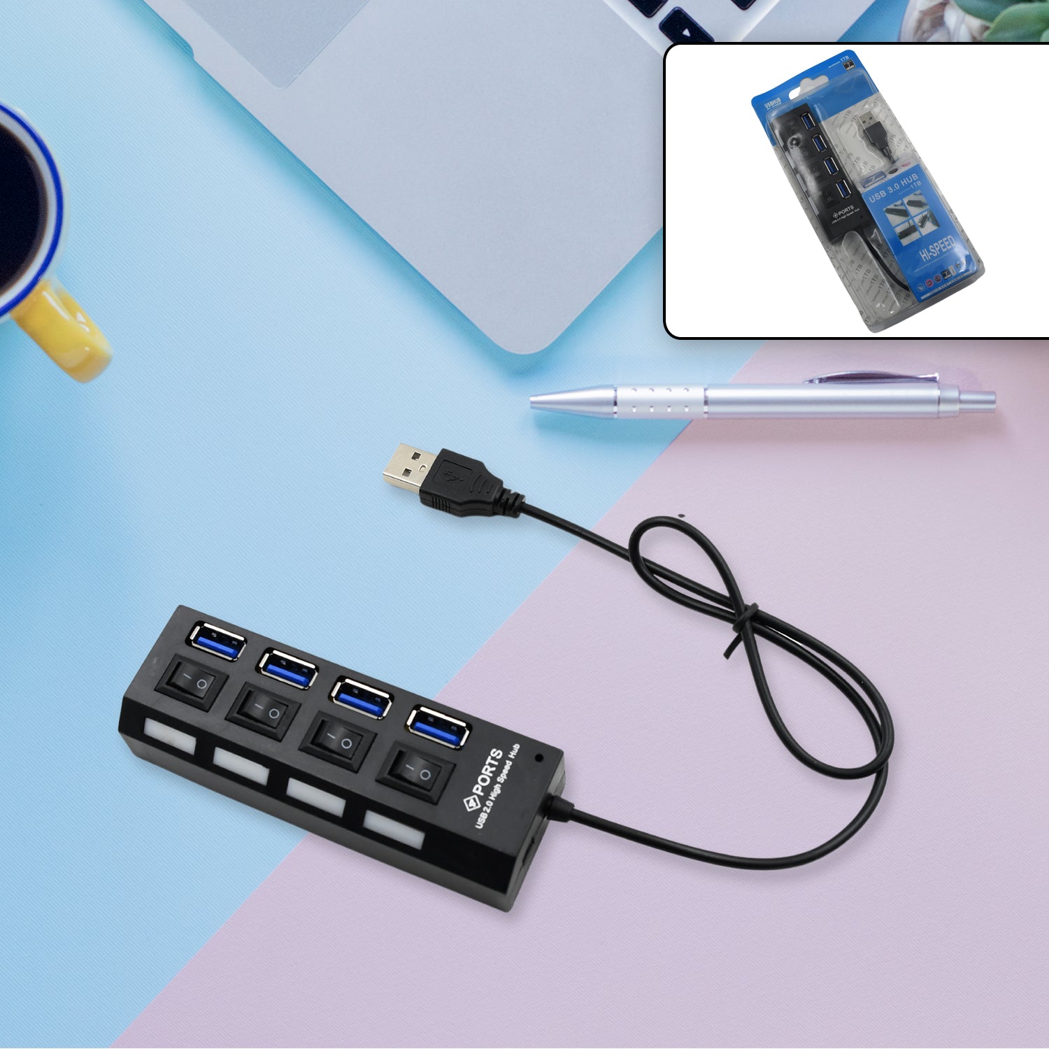 6995 4 Port Usb Hub Usb 2.0 Hub Splitter High Speed With Onoff Switch Multi Led Adapter Compatible With Tablet Laptop Computer Notebook 6995 4 Port Usb Hub Usb 2.0 Hub Splitter High Speed With Onoff Switch Multi Led Adapter Compatible With Tablet Laptop Computer Notebook